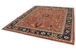 8x10 Red and Navy Anatolian Traditional Rug