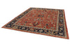 8x10 Red and Navy Anatolian Traditional Rug