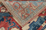 8x10 Light Red and Light Blue Anatolian Traditional Rug