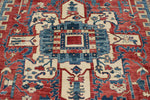 8x10 Light Red and Light Blue Anatolian Traditional Rug