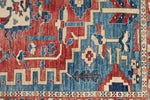 8x10 Light Red and Light Blue Anatolian Traditional Rug