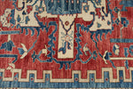 8x10 Light Red and Light Blue Anatolian Traditional Rug