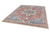 8x10 Light Red and Light Blue Anatolian Traditional Rug