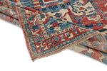 8x10 Light Red and Light Blue Anatolian Traditional Rug