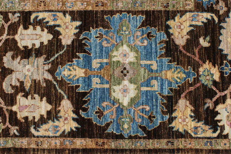 8x10 Brown and Beige Anatolian Traditional Rug