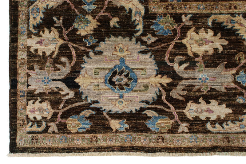 8x10 Brown and Beige Anatolian Traditional Rug