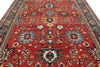 9x12 Red and Navy Anatolian Traditional Rug