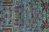 9x12 Light Blue and Multicolor Anatolian Traditional Rug