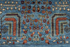 9x12 Light Blue and Multicolor Anatolian Traditional Rug