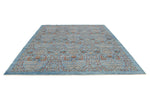 9x12 Light Blue and Multicolor Anatolian Traditional Rug