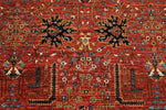 9x12 Rust and Multicolor Anatolian Tribal Rug