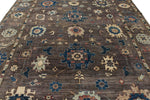 9x12 Brown and Ivory Anatolian Traditional Rug