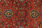 9x12 Red and Navy Anatolian Traditional Rug