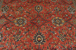 9x12 Red and Navy Anatolian Traditional Rug