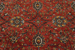 9x12 Red and Navy Anatolian Traditional Rug