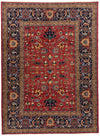 9x12 Red and Navy Anatolian Traditional Rug