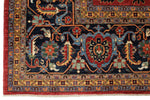 9x12 Red and Navy Anatolian Traditional Rug