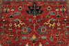 9x12 Red and Navy Anatolian Traditional Rug