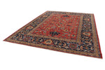 9x12 Red and Navy Anatolian Traditional Rug