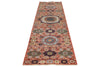 3x10 Red and Multicolor Traditional Runner