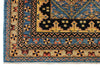 8x10 Light Blue and Camel Traditional Rug