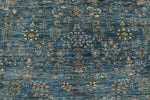 8x9 Navy and Blue Traditional Rug