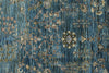 8x9 Navy and Blue Traditional Rug