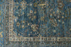 8x9 Navy and Blue Traditional Rug