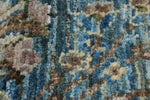 8x9 Navy and Blue Traditional Rug