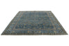 8x9 Navy and Blue Traditional Rug