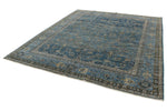 8x9 Navy and Blue Traditional Rug