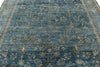8x9 Navy and Blue Traditional Rug