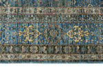 8x9 Navy and Blue Traditional Rug