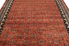 8x10 Red and Light Blue Traditional Rug