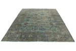 9x12 Light Blue and Blue Traditional Rug