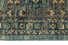 9x12 Light Blue and Blue Traditional Rug