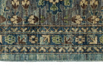 9x12 Light Blue and Blue Traditional Rug