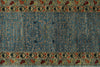 10x14 Multicolor and Light Blue Traditional Rug