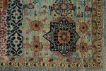 10x14 Multicolor and Light Blue Traditional Rug