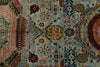 10x14 Multicolor and Light Blue Traditional Rug