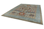 10x14 Multicolor and Light Blue Traditional Rug