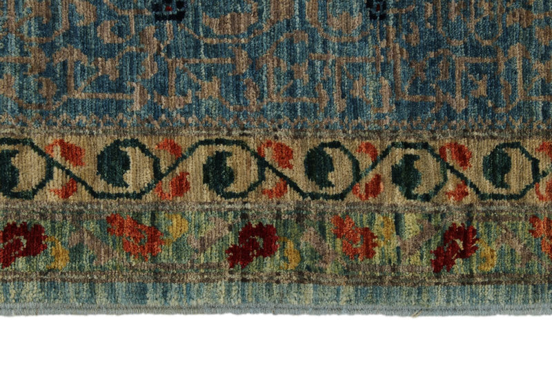 10x14 Multicolor and Light Blue Traditional Rug
