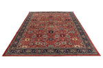 10x14 Navy and Red Traditional Rug