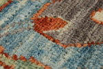 10x14 Light Blue and Multicolor Traditional Rug