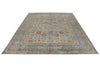 10x14 Light Blue and Multicolor Traditional Rug