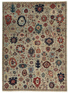 10x14 Gray and Multicolor Traditional Rug