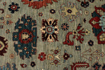 10x14 Gray and Multicolor Traditional Rug