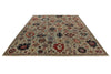 10x14 Gray and Multicolor Traditional Rug