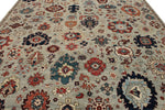 10x14 Gray and Multicolor Traditional Rug