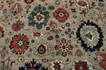 10x14 Gray and Multicolor Traditional Rug